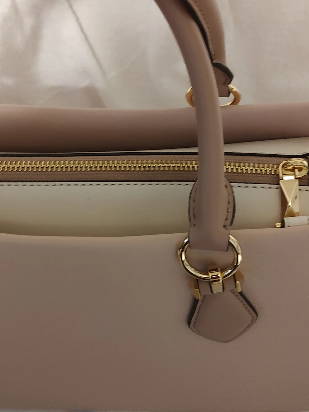 Michael Kors Women's Blush Pink Leather Satchel